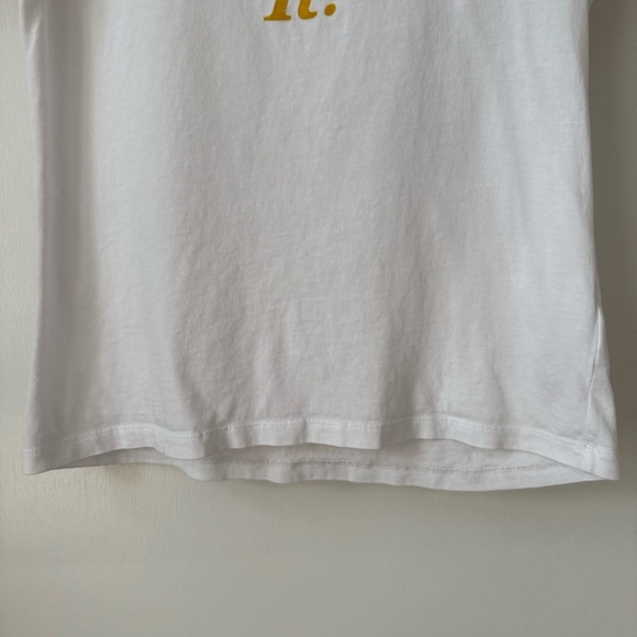 Nike just do it raglan short sleeve ringer t-shirt in white and yellow - Picture 7 of 15